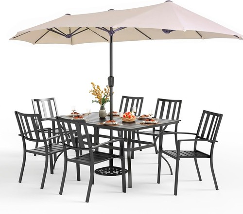 Piece patio dining set - 8-piece,