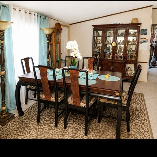 Piece rectangular dark wood - rectangular,
